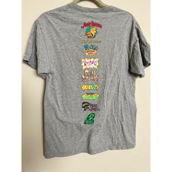Nickelodeon Grey Character T-Shirt - Size Medium - Picture 6 of 8